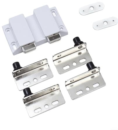 Rostfreie Edelstahlscharniere geeignet für verschiedene Arten von Glastüren mit einfacher Einrichtung ohne Bohren (Silber)