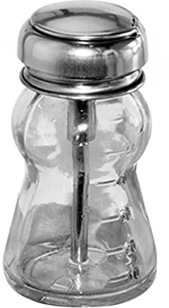 GALPADA Bouteille en Verre Épais à Pompe 200 ML Distributeur pour Dissolvant Vernis à Ongles Maquillage Rechargeable Transparente