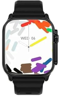 Ultra Ai 3 Smartwatch, 5G 4G Reloj inteligente con pantalla AMOLED de 2.06 pulgadas, cámara de 2 MP, GPS, WiFi, NFC, ChatGPT, llamada de tarjeta SIM, negro, 2GB+16GB