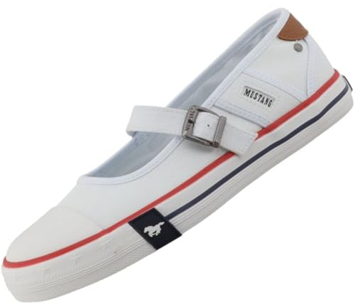 MUSTANG Damen Ballerinas White EU 42