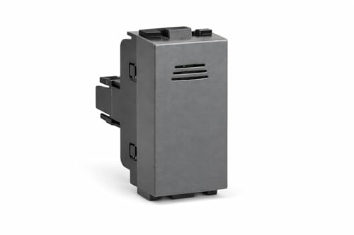Campanello 230V ARC Grigio – Suoneria Elettrica a Incasso per Serie Civile ARC, Modulo 1 Posto, Installazione in Scatola 503, Avvisatore Sonoro Casa/Ufficio – LEMAG SRL