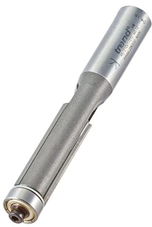 Trend Professional Guided 90-Degree Trimmer, 1/2 Inch Shank, 12.7mm Cut Diameter, 38.1mm Cut Length, Tungsten Carbide Tipped, 46/210X1/2TC