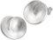 Vinani Ohrstecker Kreis Design gebürstet glänzend Sterling Silber 925 Ohrringe OBBG