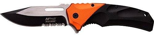 MTech USA Erwachsene MT-A924OR Taschenmesser, Mehrfarbig, M