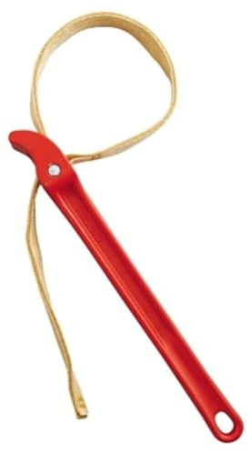 RIDGID 31350 Model 2 Aluminum Strap Wrench, 5 1/2 inch OD Capacity, Red