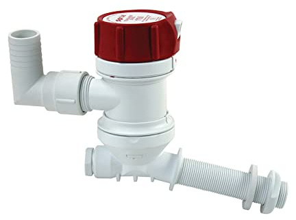 Rule Marine Tournament Livewell - Pompa ad Angolo per Scafo, 12 Volt