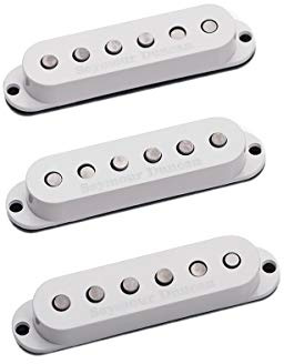Seymour Duncan Custom Staggered Strat - Set - White