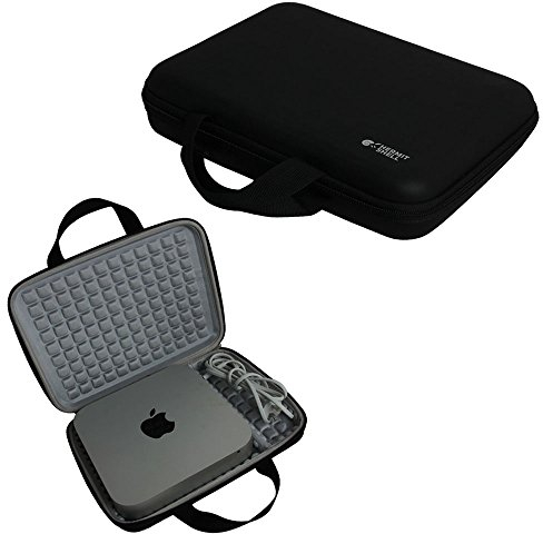 Hermitshell Travel EVA Protective Case Carrying Pouch Cover Bag Compact size for Apple Mac Mini Desktop PC Computing MGEM2LL/A MGEN2LL/A MGEQ2LL/A