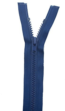 HAND® 2 PCs No.5 Dark Blue Plastic Closed End Automatic Zips 70cmL x 33mmW