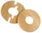 Solid Oak Lacquered Radiator Pipe Cover, Pipe Rose, Jigsaw - X2 Covers per Pack