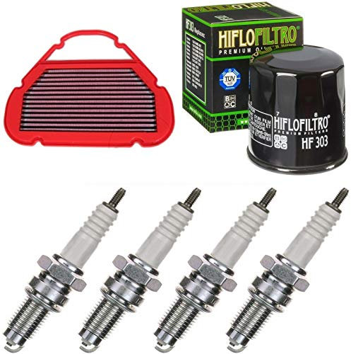Luftfilter Ölfilter Zündkerzen für YZF-R6 600 Baujahr 2003-2005 Servicekit Wartungskit