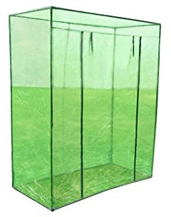 Tidyard Telaio per Serra in Acciaio Tubolare Verniciato a Polvere e PVC 170 x 80 x 200 cm | Verde