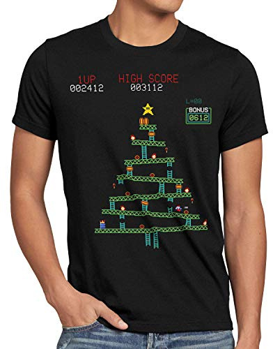 CottonCloud Kong Weihnachten Herren T-Shirt Xmas Weihnachtsbaum