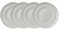 BUTLERS Teller Ø28cm 4er Teller Set MANOR Steinzeug Geschirr | Speiseteller Dinnerteller Essteller Deko-Teller | Modern & harmonisch | Mikrowellen- & spülmaschinenfest