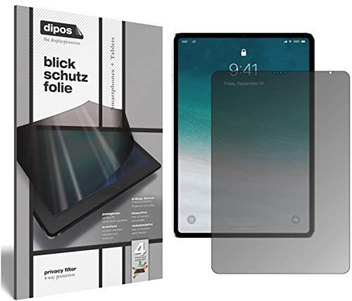 dipos I Protección de la Vista Compatible con Apple iPad Pro 11 Pulgada LTE (2020) Protector de Pantalla Privacy