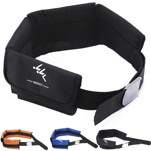 MOOCY 4 Neoprene Pocket Scuba Weight Belt，Spear Fishing Nylon-fit for Waist 32 to 52 - Quick-Release Buckle