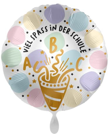 pelzitoys Folienballon Ballon ABC Viel Spaß Schultüte