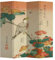 Fine Asianliving Paravent Raumteiler Spanische Wand L160xH180cm Beidseitig Trennwand Room Divider Raumtrenner Bedruckte Canvas Sichtschutz Leinwand Doppelseitig