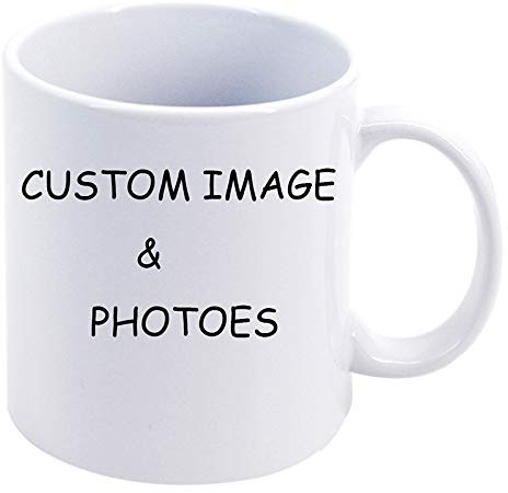 MEGAUK Custom Photo Coffee Mugs DIY Personalised Cup with Picture Custom Xmas Birthday Gift 1 Image