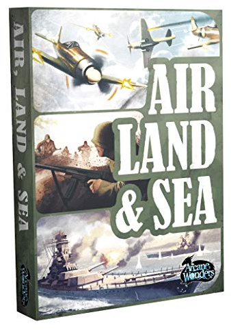 Arcane Wonders , Air Land & Sea: Revised Edition, Card Game, Ages 14+, 2 Players, 20 Minutes Playing Time