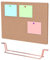 TOYANDONA Panneau de Liège Babillard, 12. 6X9 Pouces De Bureau Tableau D affichage Sans Cadre Panneau De Liège avec Stand pour Office Home School Babillard Vision Conseil (Or Rose)