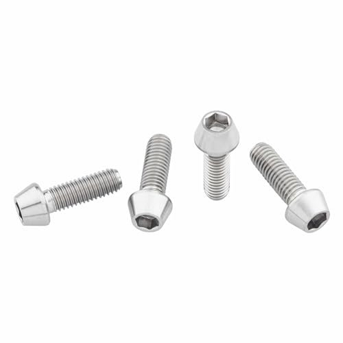 Wolf Tooth | Ti Water Bottle Cage Bolts 4 Pack | Bike Accessories Custom Parts Precision Engineered
