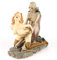 Harz Skelett Statuen,Sexy Skelett Paar Figuren,Schädelgeist Verliebt In Die Liebe Statue Halloween-Dekoration Startseite Bar Partei Schreibtisch Ornament Lustiges Geschenk-Kniend 14x14x8.5cm