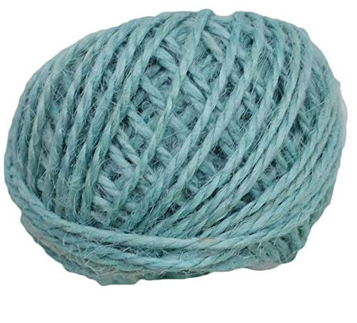 Cordelette 30m Kirlap Naturel Hessian Jute Jute Cordon de Chanvre Corde Chaîne Cadeau Cording Cording Strings Fournitures de fête (Color : Blue)