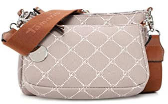 Tamaris Umhängetasche Anastasia 31171 Damen Handtaschen Print taupe 900, Einheitsgröße