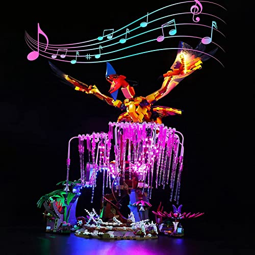 Music Version Led Licht Set Kompatibel mit Lego Avatar Toruk Makto und der Baum der Seelen, Dekorationsbeleuchtungsset für 75574 Kreative Spielzeuglichter -Kein Modell