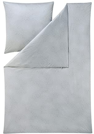 ESTELLA Atelier Bettwäsche Pippa Kissenhülle einzeln Farbe grau Größe 80x80