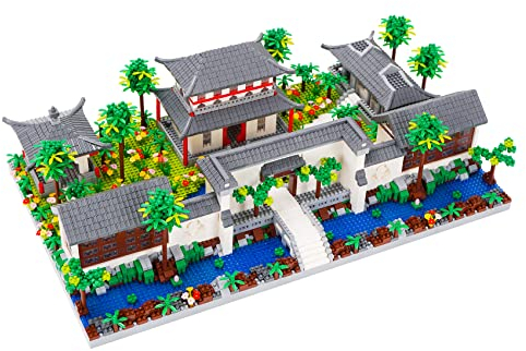 LULUFUN Bauklötze, Die klassischen Gärten von Suzhou Bauklotz-Sets, Berühmte Architektur Mini-Bauklötze Kits, Spielzeug Geschenke für Kinder und Erwachsene 5304 pcs