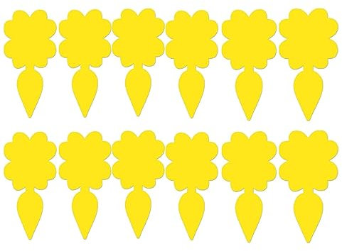 INF Gelbsticker Trauermücken bekämpfen 12er-Pack, Klebefalle gegen Schädlinge an Zimmerpflanzen