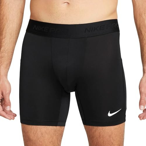 Nike Mid Thigh Length Tight M NP DF Short, Black/White, FB7958-010, XL