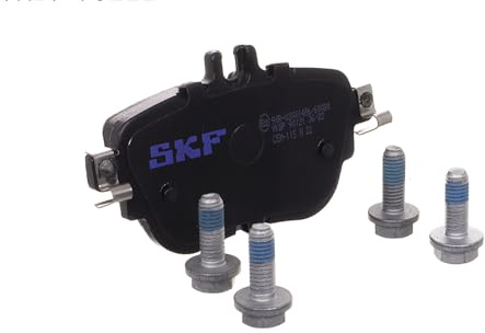 SKF Scheibenbremse Bremsbelag VKBP 90121-4er Set - Position Hinterachse Höhe 77 mm Länge 134 mm Breite 83 mm Dicke 17,3 mm - OE Qualität