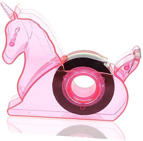 WOFASHPURET Bandschneider Tragbarer Klebebandspender Schreibtischklebeband Wiederverwendbarer Klebebandhalter Praktischer Aufkleberspender Für Schule Büro