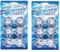 Toilet Block -Power Blue Blocks - White Bleach Blocks - Clean and Fresh Toilets by Duzzit (2, Power Blue Block)