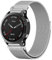 Oumida 22mm Armband für Garmin Fenix 7 / Fenix 7 Pro/Fenix 6 / Fenix 6 Pro/Fenix 5, Edelstahl Metall Magnet Quickfit Ersatzarmband für Garmin Forerunner 935/945/955/745 Uhrenarmband, Silber
