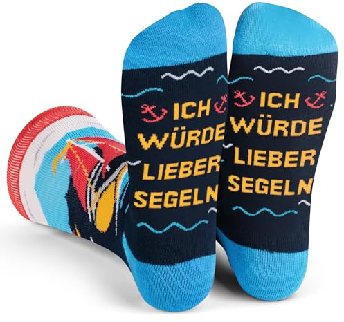 Ich Würde Lieber Segeln Socken Lustiges Geschenk für Männer und Frauen