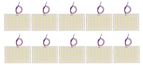 10 Stück SMD-LED-Lampen-Chip-Birne, 5 W, 3,2 V, 3,7 V, Patch-Lampenperle, LED-Lampe, Platine, Komponente für Säulen-Rasenlicht