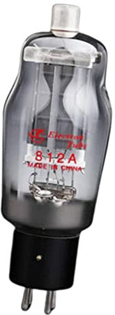 Valvola tubolare 812A per amplificatore per chitarra, suono trasparente, ideale per amplificatore per chitarra, stereo audio HiFi, materiale metallico