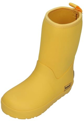 KOEL Kinder Barefoot Gummistiefel NEOPREN WELLIE yellow