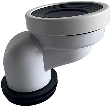 Extensión universal de brida for inodoro, opciones de compensación de 5 cm y 10 cm, material PP, for sistema de drenaje de baño, instalación rápida, pared de tubería reforzada, sello a prueba de fugas