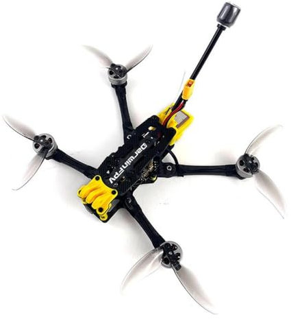 Zusammenklappbare 4-Zoll-3S-RC-FPV-Renndrohne mit großer Reichweite DarwinFPV FoldApe4 Sub250 ELRS mit GPS, kompatibel mit Analog oder O3, KEINE Kamera, KEIN VTX(ELRS DJI O3)