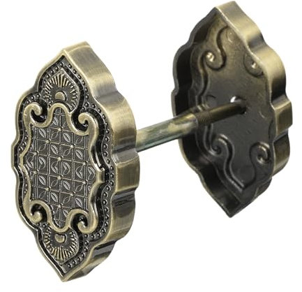 PATIKIL Door Hole Cover Plate, 2-5/8 Inch Zinc Alloy Deadbolt Cover Plate Door Reinforcement Plate for Door Hole Filling (Chrome Plated, 1 Set)