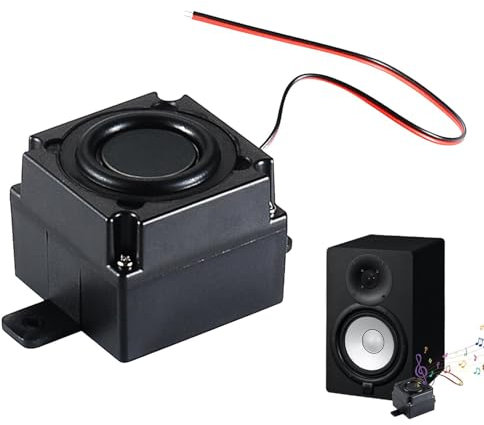 Bass Shaker, Audio Exciter - Altavoz piezoal Sonido Transparente,Dispositivo de Audio, transductor táctil, antivibración, subwoofer pequeño para Salas de Estar, Habitaciones, oficinas