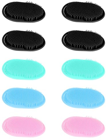 Handflächenkämme für Herren, tragbare Taschenbürste, schwarze Handkämme für Kopfmassage, Haarstyling, Bartpflege