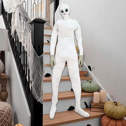 Halloween bewegliches menschliches Modell, lebensgroße gefüllte Schaufensterpuppe, gruselige posierende Schaufensterpuppe, Körper, für Halloween-Spukhaus-Hof-Dekorationen