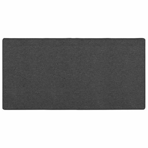vidaXL Teppichläufer Dunkelgrau 100 x 200 cm 100% Polypropylen
