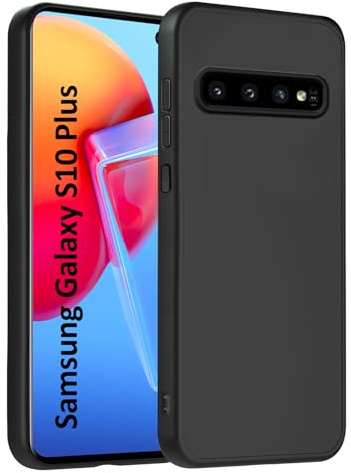 HuwaiH Handyhülle für Samsung Galaxy S10 Plus Hülle, Anti-Schock, Upgraded Kameraschutz, Antikratzer, Anti-Rutsch Schutzhülle, Unterstützt kabelloses Laden, Anti-Fingerabdruck Case für S10 Plus